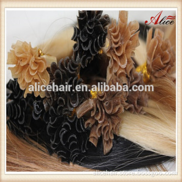 Cheap grade 5a double drawn kertain tip hair extensions 100% human hair